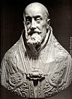 Pope Canvas Paintings - Bust of Pope Gregory XV